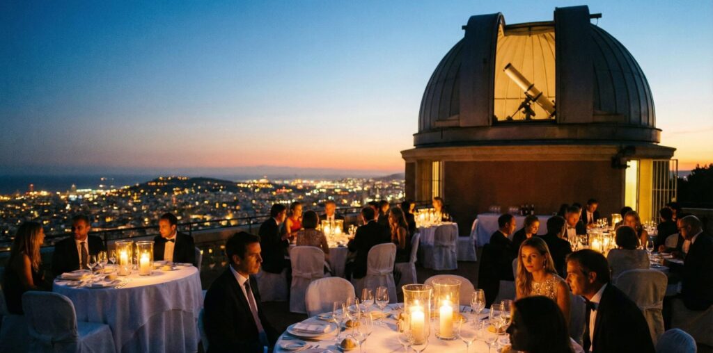 cena en El Observatori Fabra