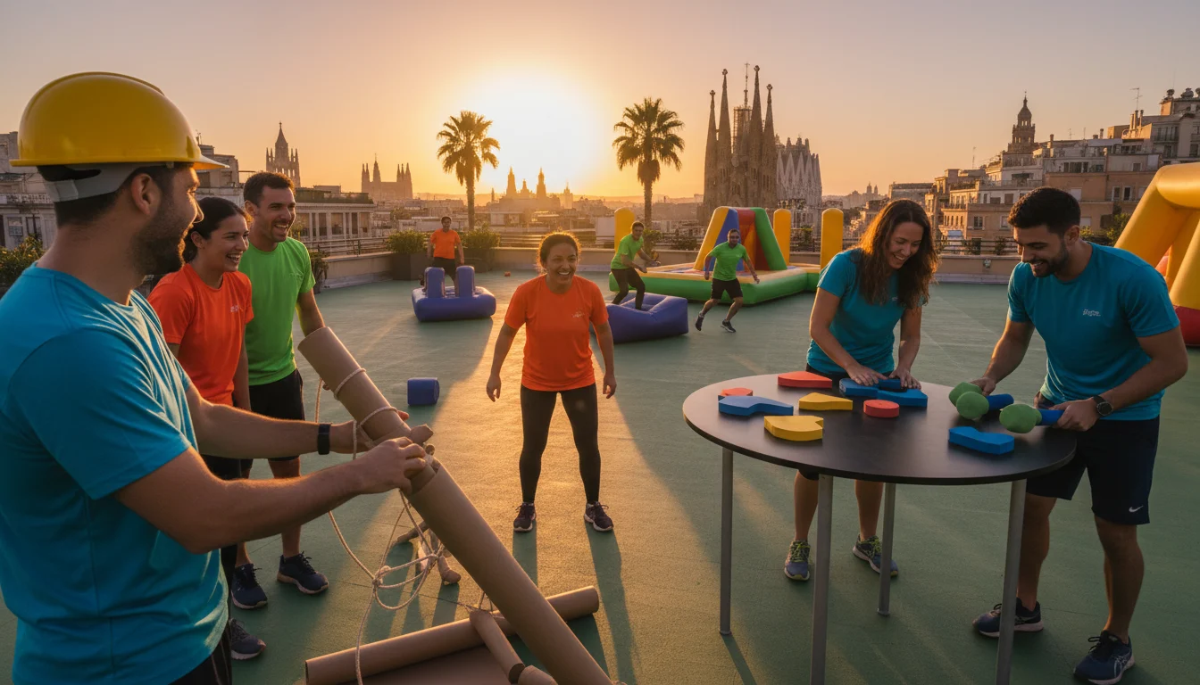 Actividades de team building originales en Barcelona para grupos
