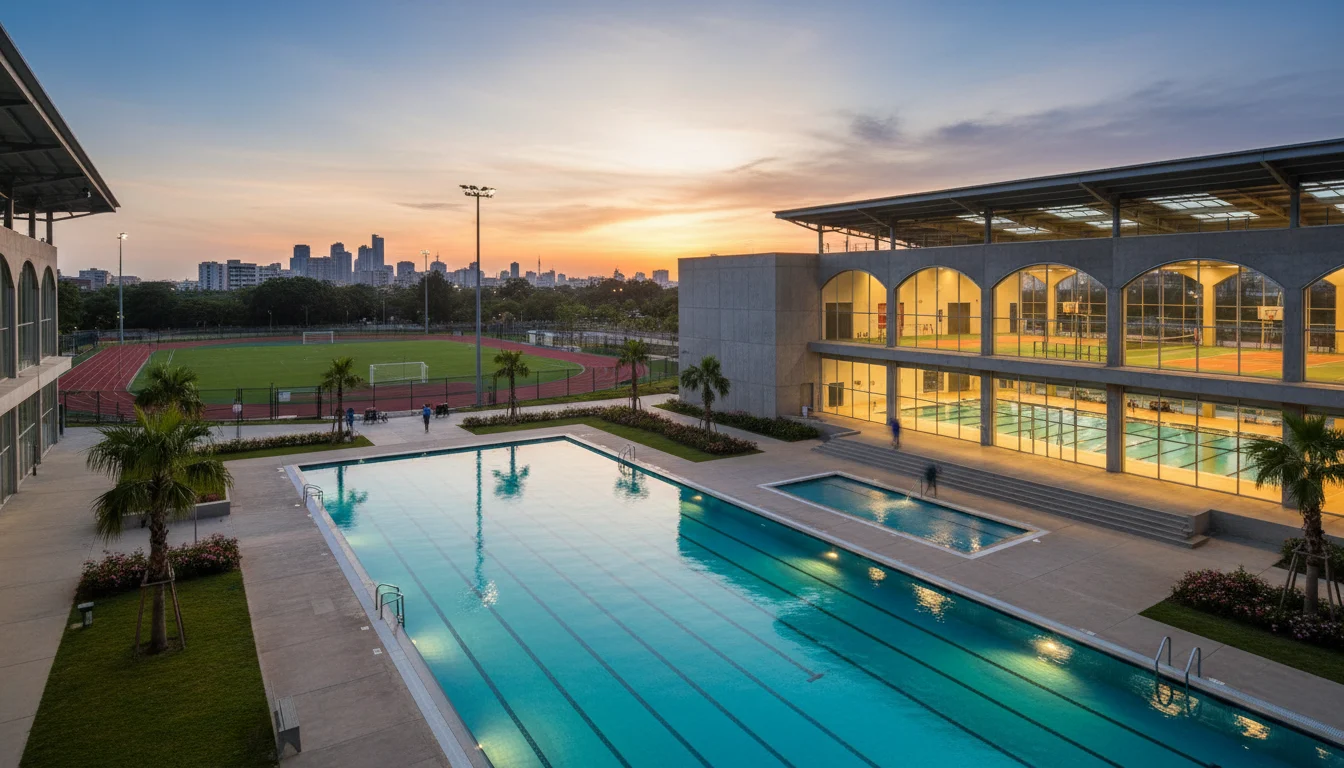 Centros deportivos y piscinas municipales de la ciudad