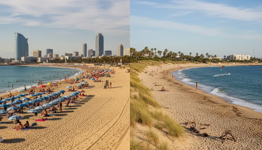 Comparativa de las playas de Barcelona y cuál elegir