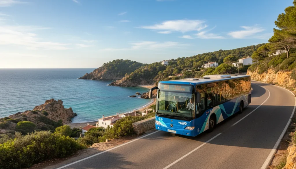 Costa Brava en transporte público