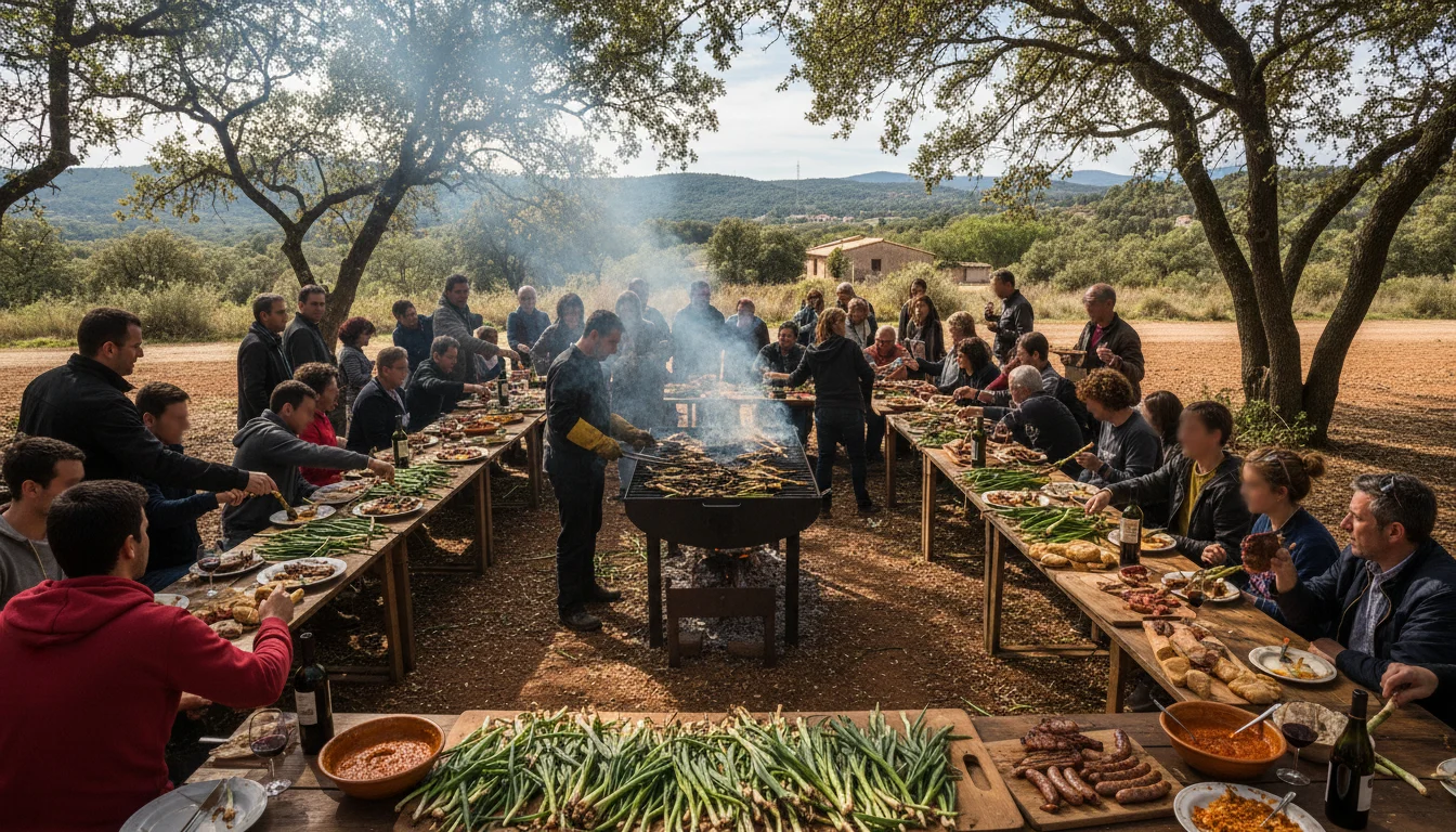 Guía de calçotadas cerca de Barcelona
