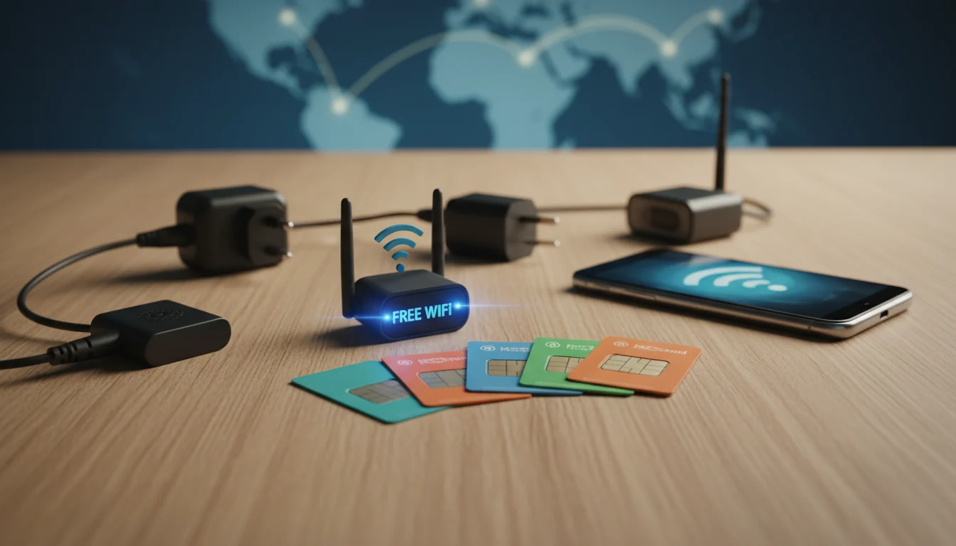 Guía de conectividad con tarjetas SIM y WiFi gratuito