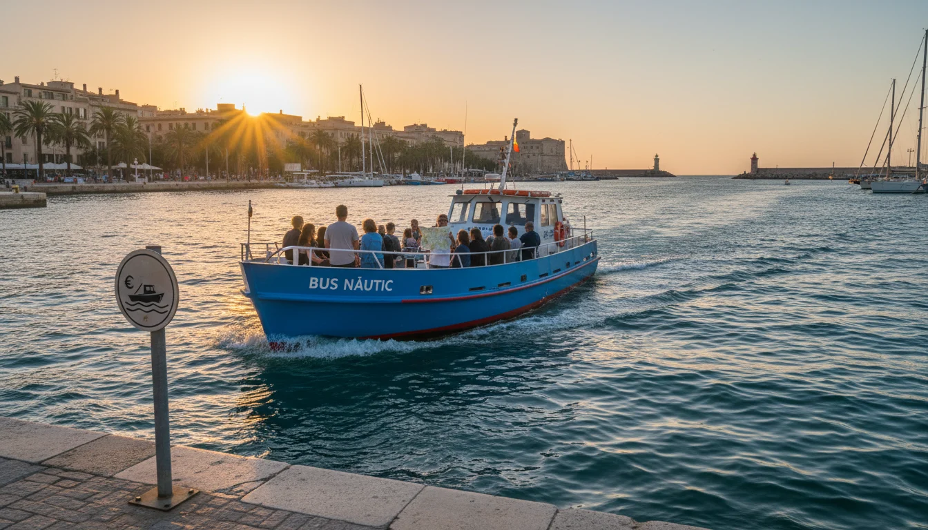 Guía del Bus Nàutic y cómo cruzar el puerto por poco dinero