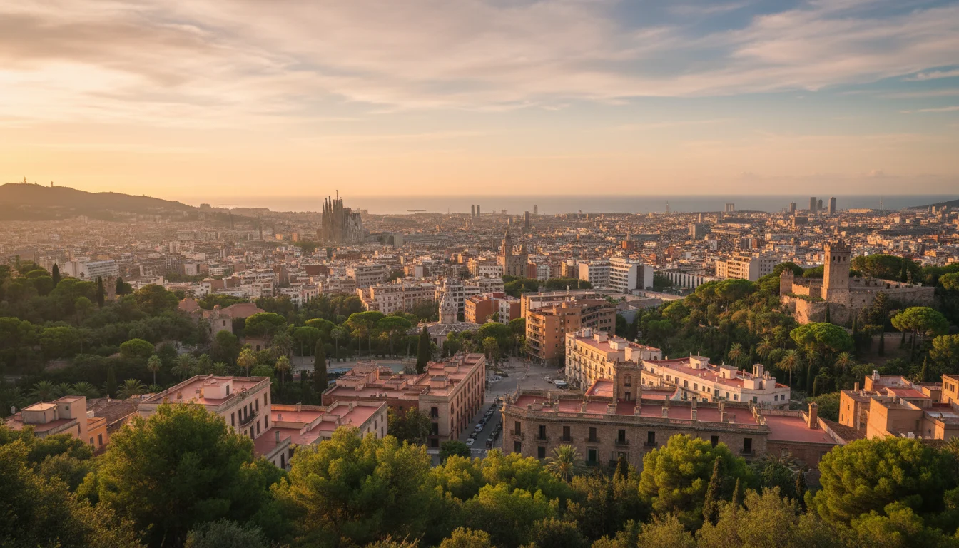 Miradores de Barcelona sin multitudes