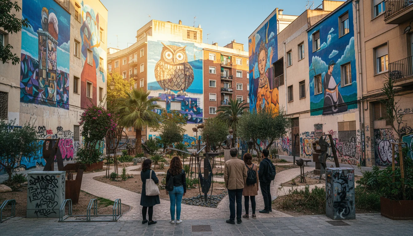 Museos al aire libre y arte urbano en Nou Barris