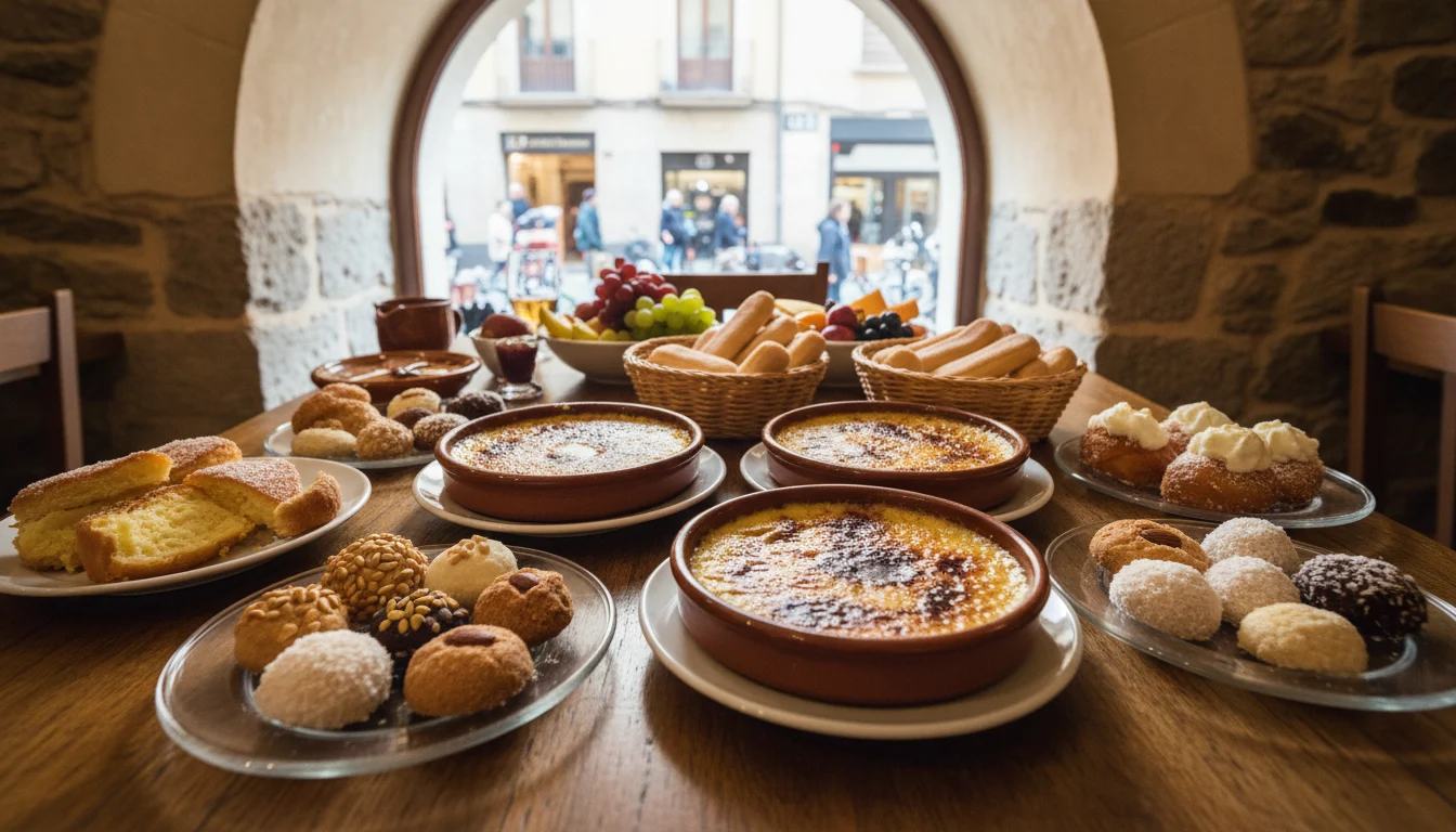 Postres catalanes y dónde probarlos