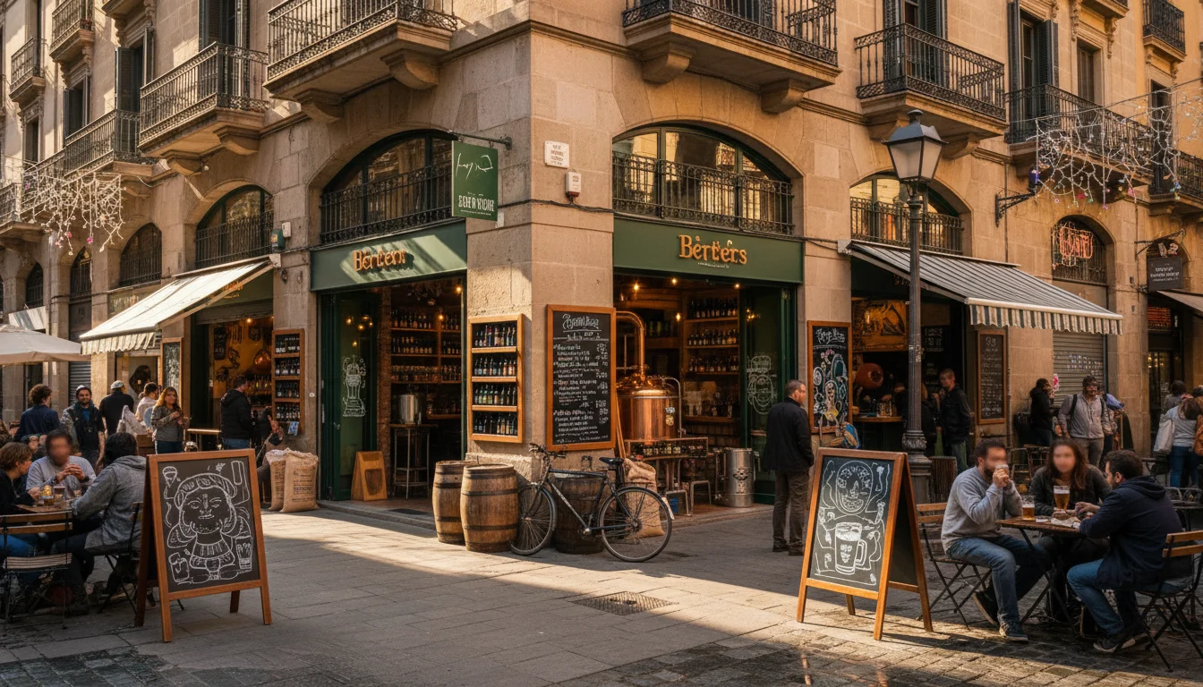 Ruta de la cerveza artesana por el Eixample o Beerxample