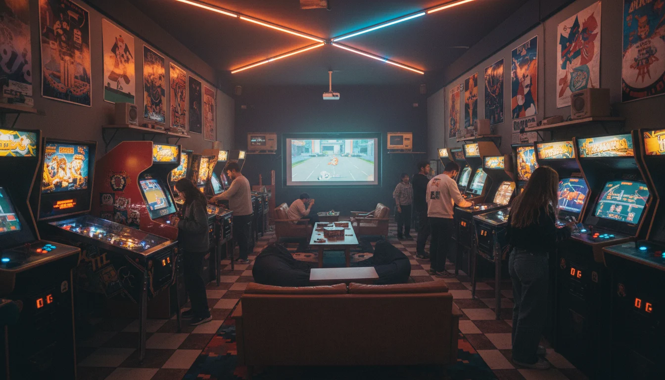 Salones arcade y locales de gaming retro en Barcelona