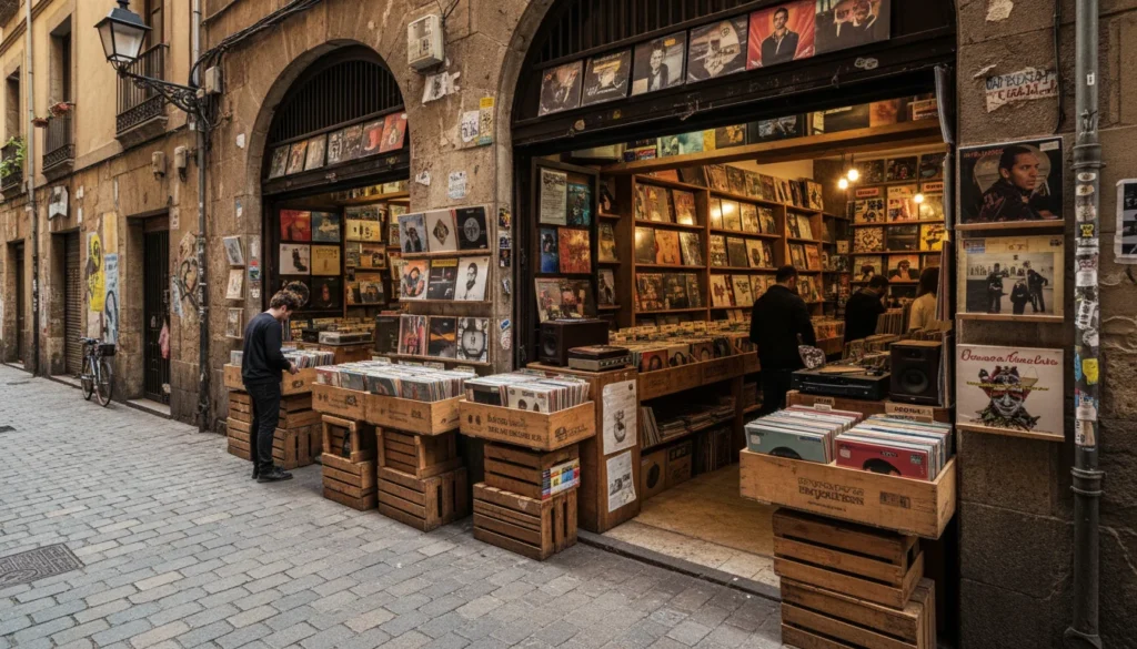 Tiendas de discos y vinilos en el Raval