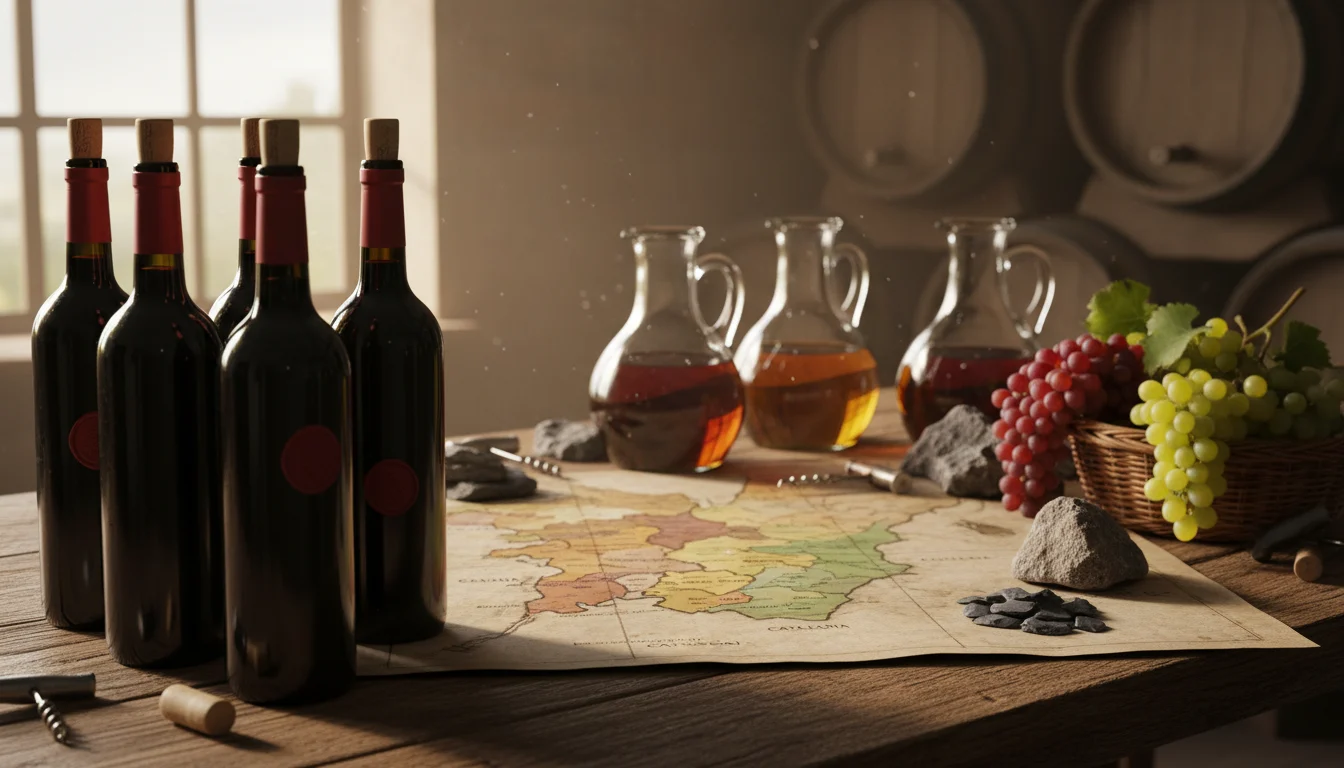 Vinos de Cataluña y guía de Denominaciones de Origen